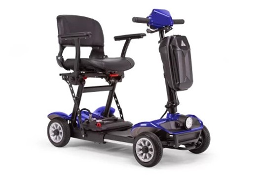 EWheels EW-26 4 Wheel Mobility Folding Travel Scooter