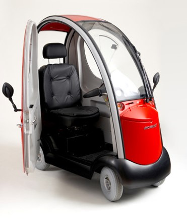 Shoprider Flagship Cabin 4 Wheel Fully Enclosed Mobility Scooter