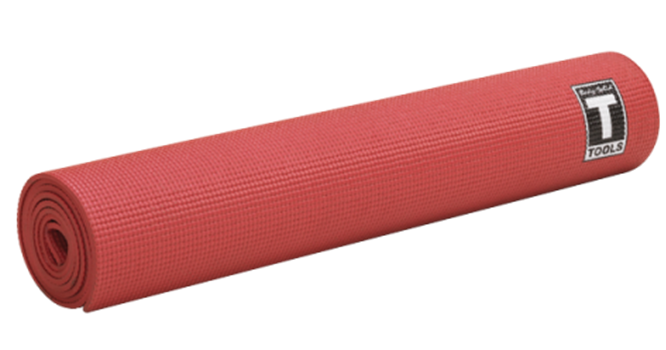 Body Solid Tools Yoga Mat 5mm Red