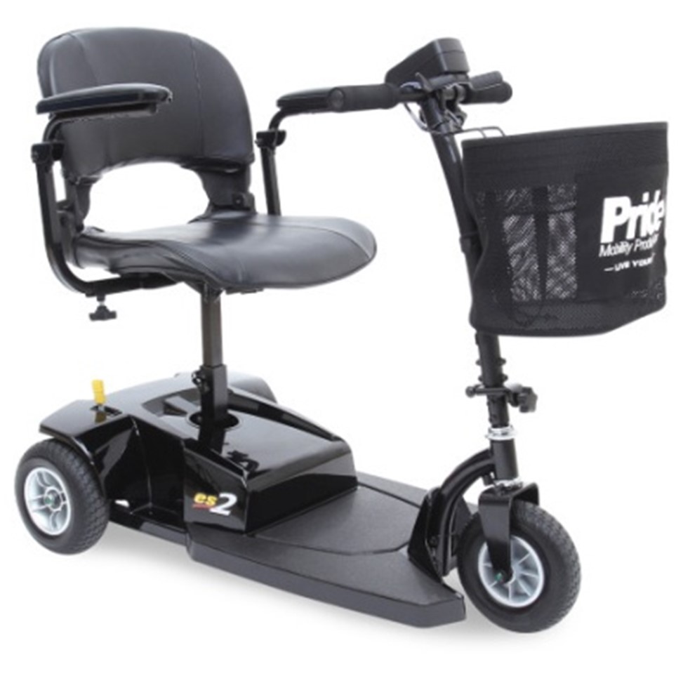 Pride Mobility Go-Go ES2 3-Wheel Travel Mobility Scooter