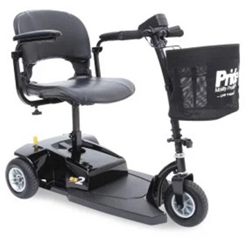 Pride Mobility 3-Wheel Travel Mobility Scooter