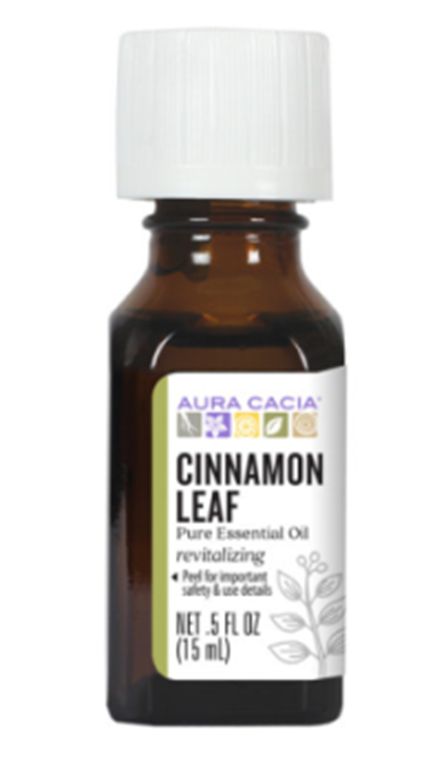 Aura Cacia Cinnamon Leaf Essential Oil_Cura360