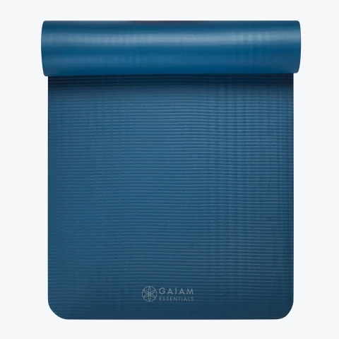 Buy Gaiam Essentials Fitness Mat & Sling (10mm) online for sale at Cura360