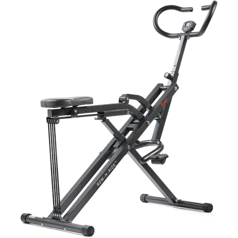 Sunny Health & Fitness Row-N-Ride Plus Assisted Squat Machine 