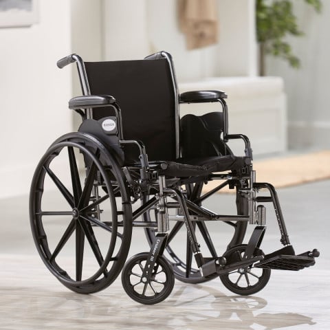 Mckesson Lightweight Wheelchair Dual Axle