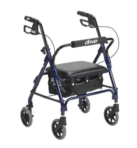 Drive Medical Aluminum Junior Rollator 6" Casters