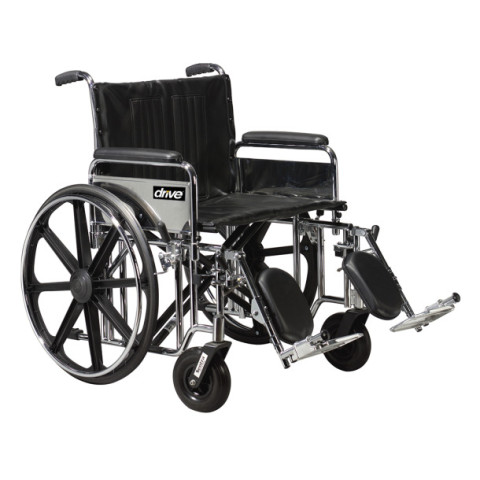 Drive Medical Bariatric Sentra Extra-Heavy-Duty Manual Wheelchair