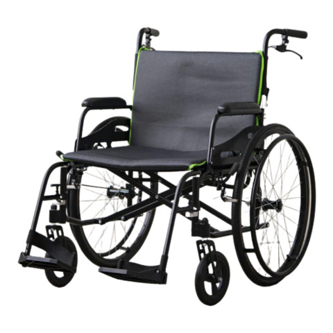 Feather Lightweight Folding Manual Wheelchair 350 Lbs. Capacity