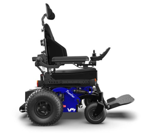 Sunrise Magic Mobility Frontier V4 Back Wheel Drive All Terrain Power Wheelchair With Captains Seat