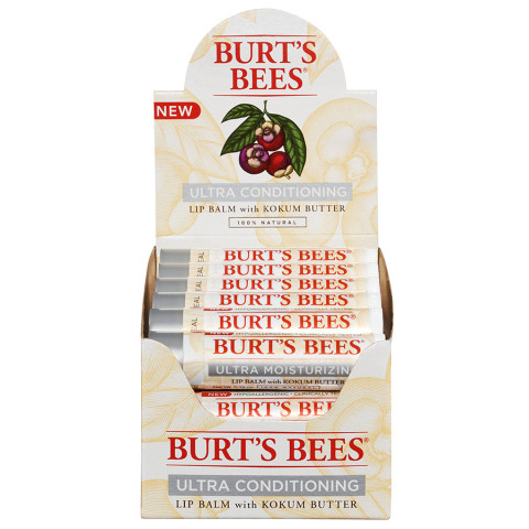 Burt's Bees Ultra Conditioning Lip Balm Tube Refill Pack 12 (0.15 Oz.) Tubes