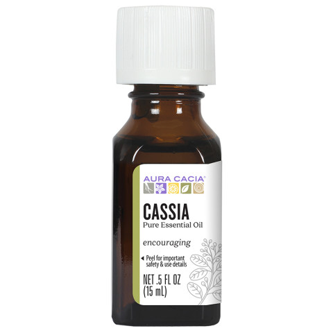 Aura Cacia Cassia (cinnamon) Essential Oil 0.5 Fl. Oz.