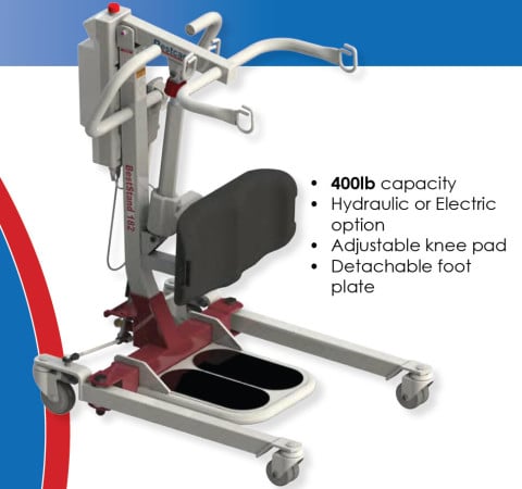 Best Care Beststand SA182h 400lb Hydraulic Patient Sit-To-Stand Lift