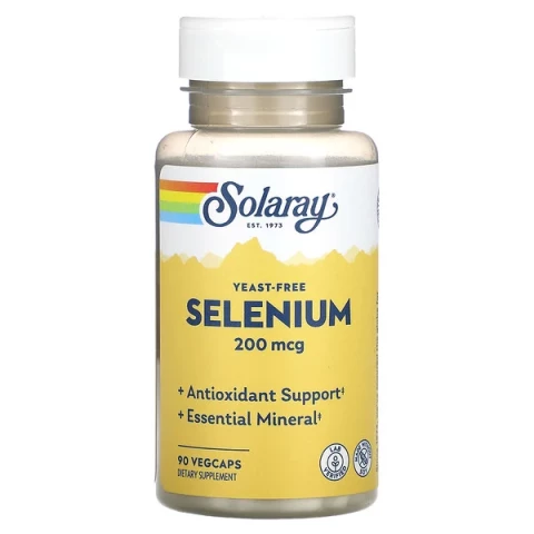 Solaray Selenium 200, Yeast Free 90 Count