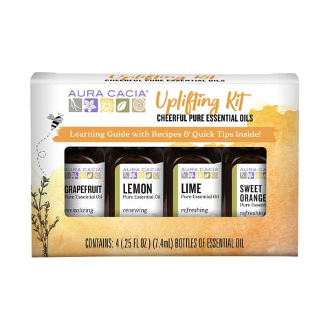 Buy Aura Cacia Uplifting Essential Oil Kit online for sale at Cura360