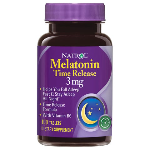 Natrol Melatonin Time Release 100 tablets Multi-Pack