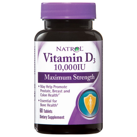 Natrol Vitamin D3 10,000 I.U. 60 Ct Multi-Pack DO NOT LOAD