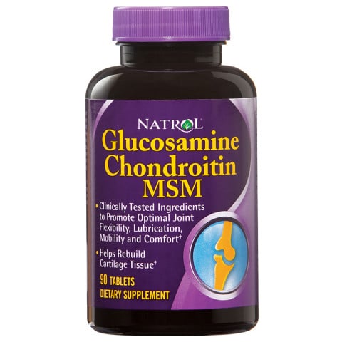 Natrol Glucosamine Chondroitin & MSM 90 Tablets 