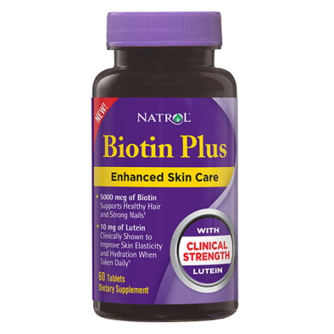 Natrol Biotin Plus with Lutein 60 tablets
