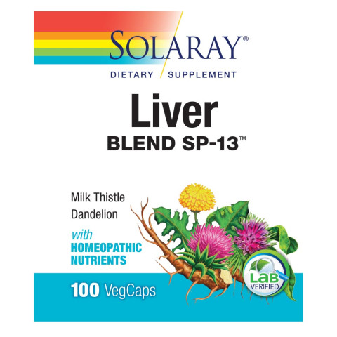 Solaray Liver Blend SP-13 100 Count