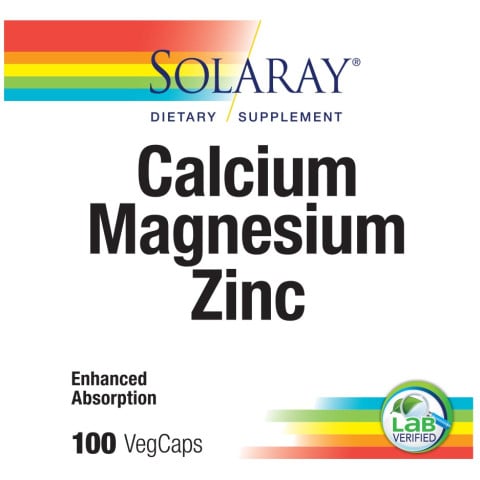 Solaray Calcium Magnesium Zinc 100 Count Multi-Pack