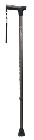 Drive Medical Airgo Comfort-Plus Aluminum Cane With Derby Handle