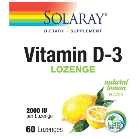 Solaray Vitamin D-3 60 Count Multi-Pack