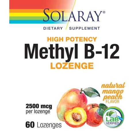 Solaray Methyl B-12 60 Count Multi-Pack