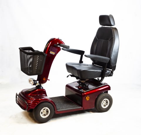 Shoprider Sunrunner 4 wheel Mobility Scooter Red