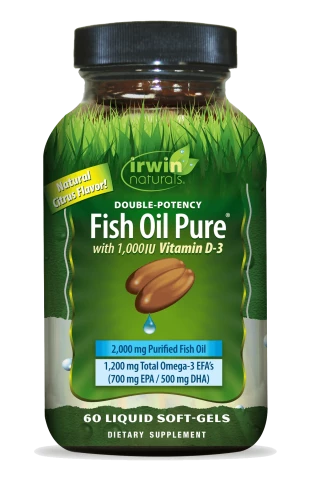 Irwin Natural Double-Potency Fish Oil Pure