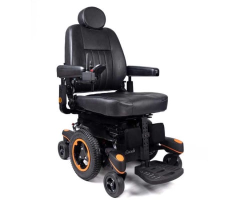 Sunrise Quickie Q500 Powered Power Wheelchair With Captains Seat