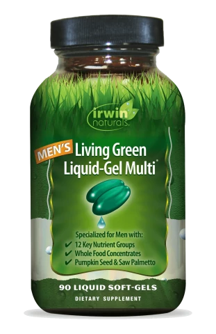 Irwin Natural Living Green Liquid-Gel Multi Vitamin For Men Value Size