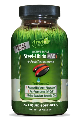 Irwin Natural Steel Libido Max3 Peak Testosterone