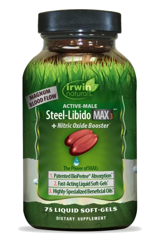 Irwin Natural Steel Libido Max3 Nitric Oxide Booster
