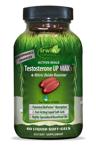 Irwin Natural Testosterone Up Max3 Nitric Oxide Booster