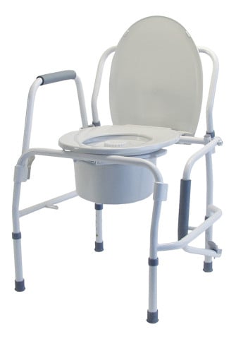 Graham Field  Silver Collection 3-in-1 Steel Drop Arm Commode