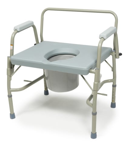 Graham Field   Imperial Collection 3-in-1 Steel Drop Arm Commode
