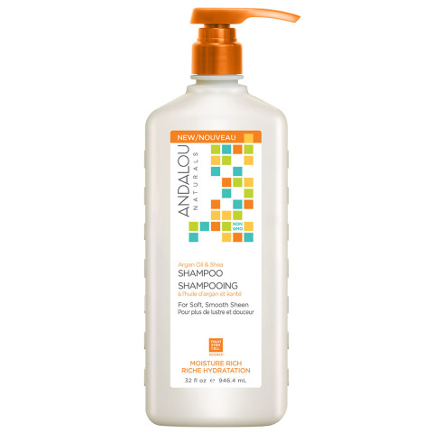 Andalou Naturals Moisture Rich Argan Oil And Shea Shampoo 32 Fl. Oz.