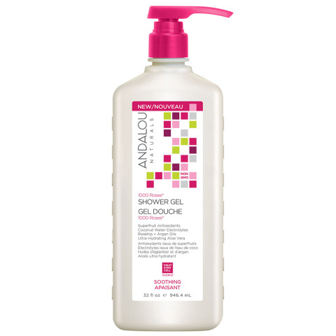 Andalou Naturals 1000 Roses Shower Gel 32 Fl. Oz.