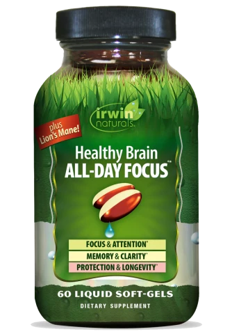 Irwin Natural Healthy Brain All-Day Focus 60ct