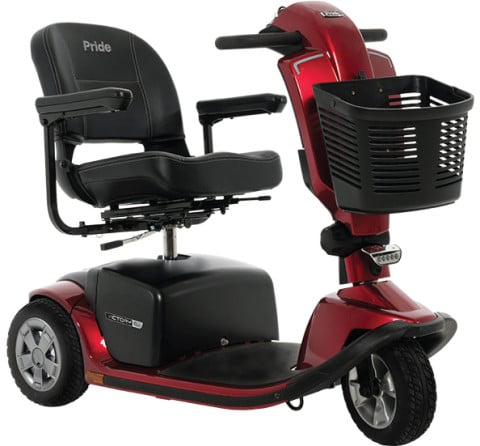 Pride Mobility Victory® 10.2 3 Wheel Mobility Scooter