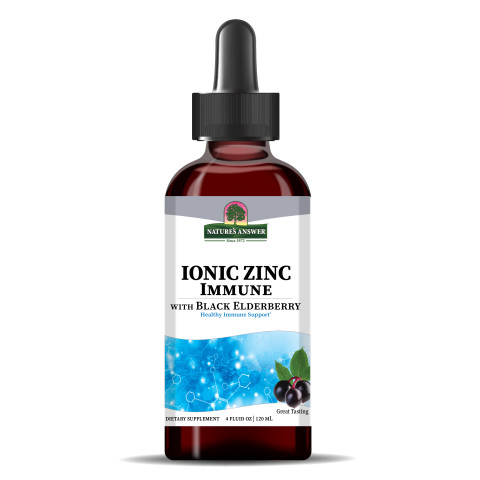 Nature's Answer Ionic Zinc Immune with Black Elderberry 4 Oz