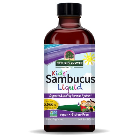 Nature's Answer Kid's Sambucus Elderberry Supplement 8 Fl. Oz.