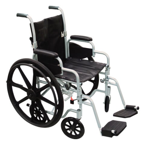 Drive Medical Poly Fly Light Weight Transport Chair Wheelchair