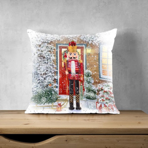 Holiday Collection Pillow With Inserts – Nutcracker