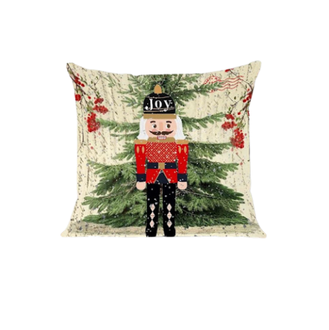 Holiday Collection Pillow With Inserts – Nutcracker – Design 3