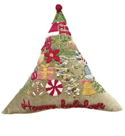 Holiday Collection Shape Pillow – Tree