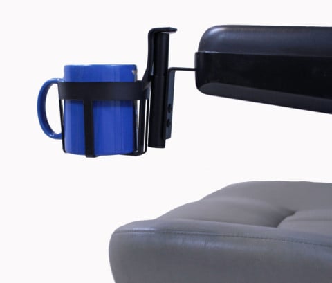 Diestco Cupholder for Most Scooters and Powerchairs w/Padded Armrests