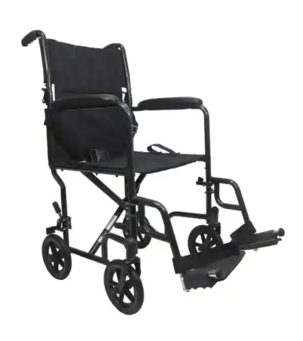 Karman T-2019 Steel Transport Chair with Removable Footrest