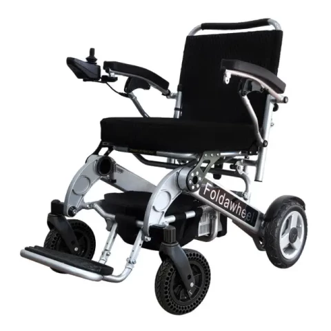 Foldawheel PW-1000XL Lightweight Folding Power Wheelchair
