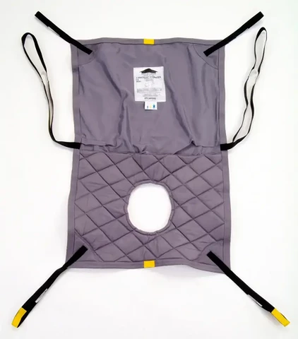 Hoyer Professional Long Seat Commode  Polyester Loop Style Sling 500lbs. for Passive Lifts